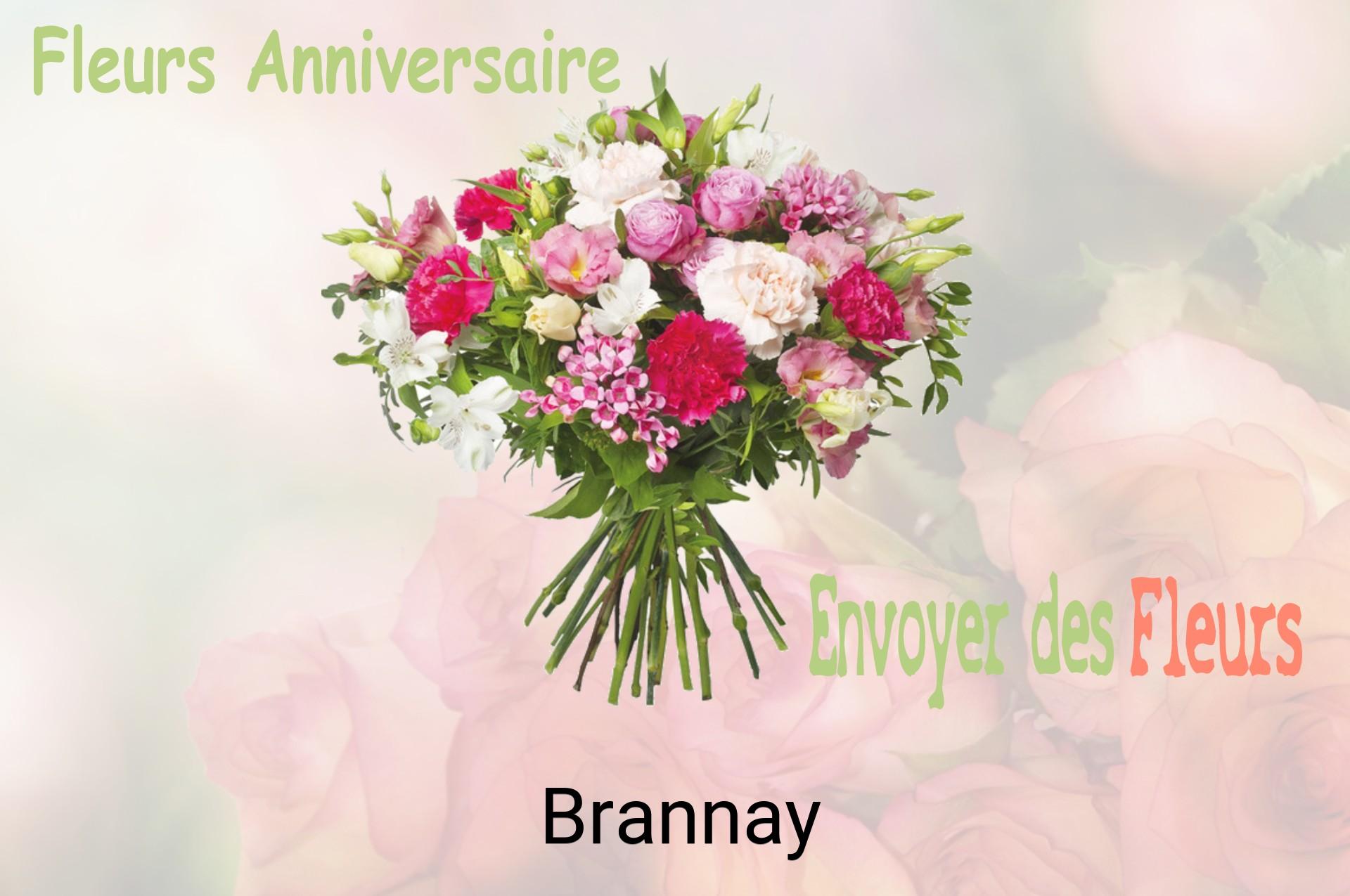Bouquet de fleurs d’anniversaire livré à Brannay